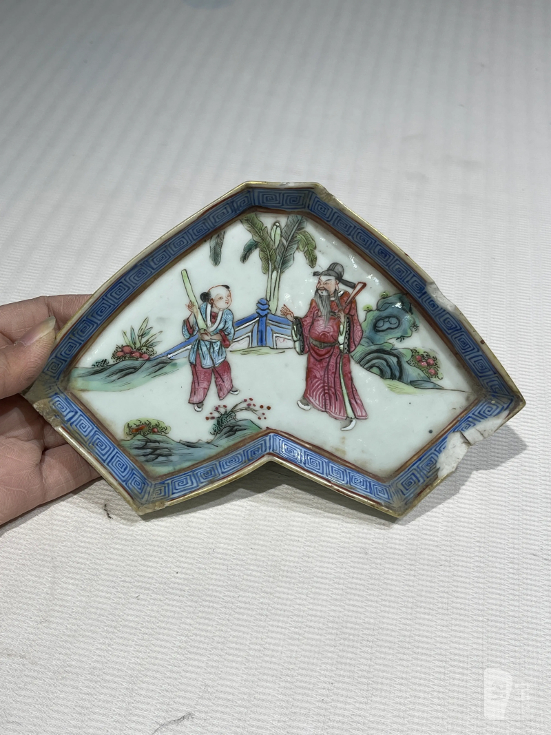 清代 粉彩瓷器一组七件 - 图9
